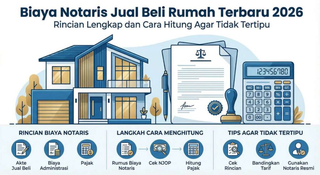 Biaya Notaris Jual Beli Rumah Terbaru 2026: Rincian Lengkap dan Cara Hitung Agar Tidak Tertipu