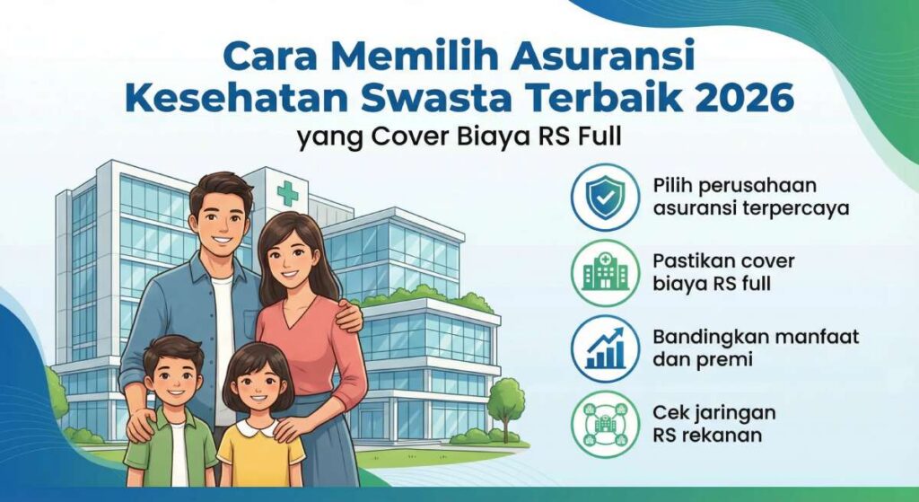 Cara Memilih Asuransi Kesehatan Swasta Terbaik 2026 yang Cover Biaya RS Full