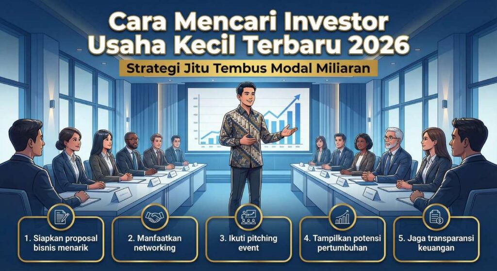 Cara Mencari Investor Usaha Kecil Terbaru 2026: Strategi Jitu Tembus Modal Miliaran