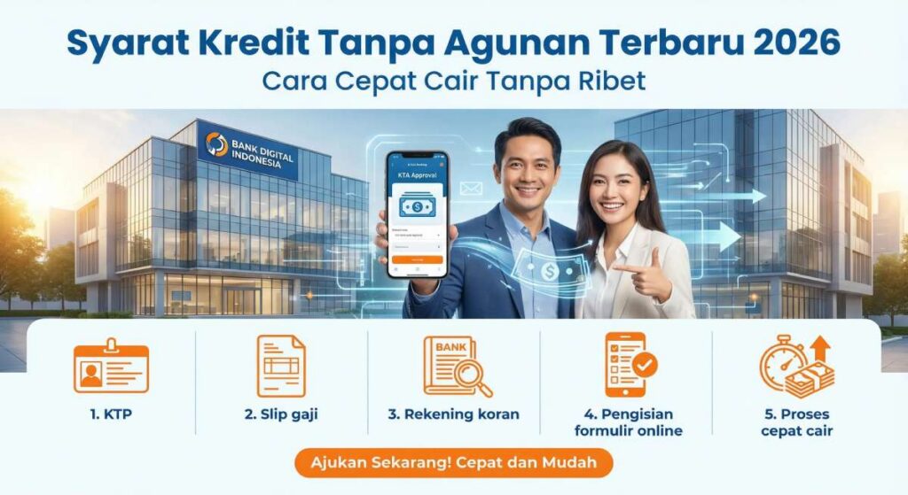 Syarat Kredit Tanpa Agunan Terbaru 2026: Cara Cepat Cair Tanpa Ribet