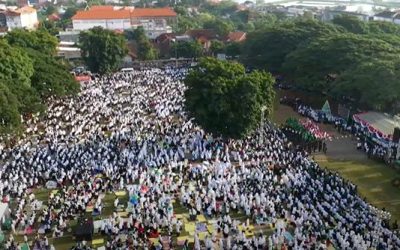 apel akbar kader nu gresik