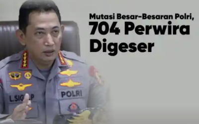 Mutasi Besar-Besaran Polri, 704 Perwira Digeser