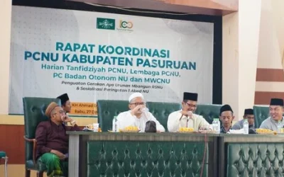 Rakor PCNU Kabupaten Pasuruan. (Foto: NOJ/Makhfud)