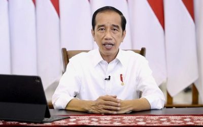 Presiden Joko Widodo mengingatkan pelaku usaha kecil untuk mengajukan kredit usaha rakyat (KUR) sesuai kebutuhan. (ANTARA FOTO/BPMI).