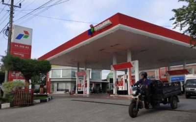 SPBU Pertamina. (Gilar Radhani)