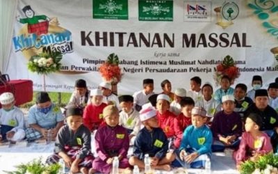 PCI Muslimat NU Malaysia Gelar Khitanan Massal