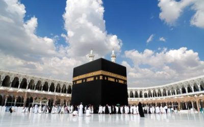 Ilustrasi matahari melintas tepat di atas Ka'bah. (Foto: Shutterstock)