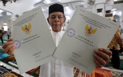 ANTARA/Irwansyah Putra
Pengurus wakaf.