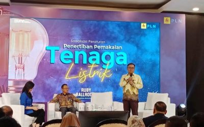 Sosialisasi peraturan pemerintah soal penertiban penggunaan listrik. (Foto: ANTARA)