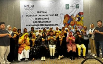 Para peserta pelatihan pencegahan perkawinan anak Program INKLUSI Lakpesdam PBNU. (Foto: dok. Lakpesdam PBNU)