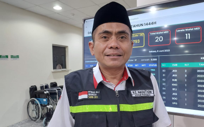 Kepala Seksi Bimbingan Ibadah Daerah Kerja (Daker) Makkah Zulkarnain Nasution