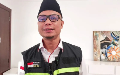 Ketua PPIH Arab Saudi Subhan Cholid di Mekkah, Senin (19/6). ANTARA/HO-MCH 2023.