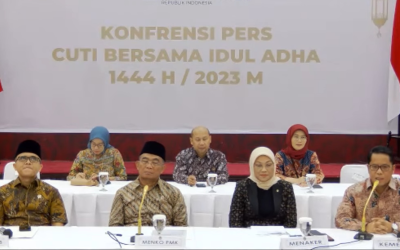 Konferensi Pers Cuti Bersama Iduladha