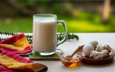 ilustrasi susu telur madu jahe/Isnan Wijarno/Shutterstock